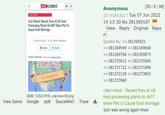 LEAT STORIES Fast Check Fact Check: Recent Fires At US Food Processing Plants Do NOT Show Plot To Cause Food Shortage Por 2222 by Sane Thompson ♥ Tweet FOOD POODDING RANTS THAT ARE No Pattern 2MiB, 1242x1818, unknown-56.png View Same Google iqdb SauceNAO Trace STORY UPDATED [35/6/30] Anonymous ID: 8ZRK3Zr7 Tue 07 Jun 2022 14:13:30 No.381369187 View Reply Original Repo rt Quoted By: >>381369521 >>381369549 >>381369668 >>381369768 >>381369873 >>381370012 >>381370060 >>381371722 >>381371896 >>381372128 >>381373803 >>381373960 >fact check: Recent fires at US food processing plants do NOT show Plot to Cause food shortage /pol/ was wrong again Imao