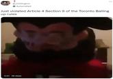 ... i @_Chillington Automated Just violated Article 4 Section 9 of the Toronto Balling up rules 0:01 28 views