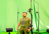 Green Screen Zelensky's backstage photos COME DOMINATE OR DIES F