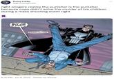 P---- Lobby @girldrawsghosts right wingers realize the punisher is the punisher because cops didn't solve the murder of his children during a mass shooting event right BUT I'M A COP!! CONGRATULATIONS. 8:43 PM Jun 8, 2022. Twitter for iPhone :