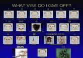 1 WHAT VIBE DO I GIVE OFF? 2 3 4 HAPPINESS SADNESS 7.32 888 HUMBER 兀 PONNISH HARFAM ONLEN ANGER 6 NAGE DORCELESSNESS 6) KYNE LORIC FEAR 10 ANDRIC LO 5 RELIEF 1500000.5124 TRANTIVENESS 19 (C DEGRENCE 38 VARINATION u TELUGE