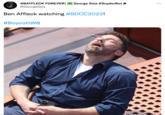 #BATFLECK FOREVER! George Seia #SnyderBot @GeorgeSeia Ben Affleck watching #SDCC2022! #BoycottWB O