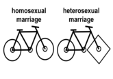 homosexual marriage 강 heterosexual marriage