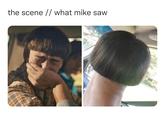 the scene // what mike saw