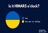 Is it HIMARS o'clock? Yes Yes but in Yellow @HIMARStime @walter_report