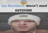 TIKTOK Jou Bartolozzi doesn't need AUTOTUNE