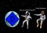 D Wait, it's all the D point? Always has been.
