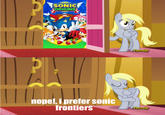 Yeah everyone want to choose sonic frontiers over origins 