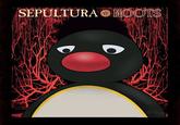 This is just for fun, I swear… XD

Feature with Pingu on the Sepultura's ROOTS (1996) album cover.