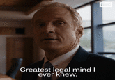 M Greatest legal mind I ever knew. amo