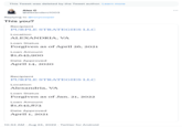 This Tweet was deleted by the Tweet author. Learn more Alex C @alexanderc1003 Replying to @rorycooper This you? Recipient PURPLE STRATEGIES LLC Location ALEXANDRIA, VA Loan Status Forgiven as of April 26, 2021 Loan Amount $1,645,900 Date Approved April 14, 2020 Recipient PURPLE STRATEGIES LLC Location Alexandria, VA Loan Status Forgiven as of Jan. 21, 2022 Loan Amount $1,645,873 Date Approved April 1, 2021 10:54 AM. Aug 24, 2022 Twitter for Android ...