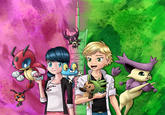 Miraculous Ladybug and Pokemon crossover. ZIV O