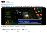 N4NO @N4NO_2100 Replying to @ibismojo72 Chris Chan after escaping and beating up 15 guards 60 Sephiroth "Out of my way. I'm going to see my mother." 8:54 PM - Aug 28, 2022 Twitter for Android 2,803 Retweets 110 Quote Tweets 19.6K Likes 27