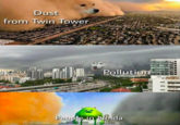 Dust from Twin Tower MA Pollution People in Noida
