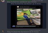 que 99.59.50.4 they f----- his sandwich up 4 times (@ to interact ig) Today at 2:16 AM they f----- his sandwich up 4 times off the damn loud @gramofmid 1h They f----- his sandwich up 4 times Express p Pick-up S S ALL-NEW FRESH they f----- his sandwich up 4 times they f----- his sandwich up 4 times demiurge 4:05 PM AGE HICKORY'S Water (PING IF NEEDED) Today at 2:24 AM They F----- His Sandwich Up 4 Times