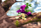 Flowers. Definite source unknown, but probably 4chan.