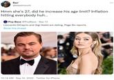 Bas' @bassimicchi Hmm she's 27, did he increase his age limit? Inflation hitting everybody huh.. Pop Base @PopBase · Sep 13 Leonardo DiCaprio and Gigi Hadid are dating, Page Six reports. Show this thread 10:14 AM . Sep 14, 2022. Twitter for iPhone