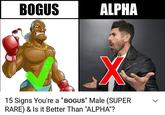 BOGUS ALPHA X 15 Signs You're a "BOGUS" Male (SUPER RARE) & Is it Better Than "ALPHA"? <