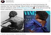 HarrietEve9 @Harriet Eve9 Hollywood has played in the face of descendants of slaves for far too long. Now they are glorifying African slave traders with #TheWomanKing and showcasing their blacks in blackface. #BoycottWomanKing VANIE "My entire life has been a protest." VIOLA DAVIS THE HOLLYWOOD ICON ON SPEAKING TRUTH to POWER 7:18 PM - Sep 16, 2022. Twitter for iPhone SERIA ATALA M SHOE FALWEER