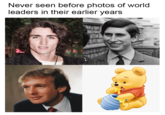 Never seen before photos of world leaders in their earlier years