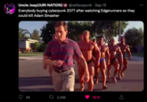 Uncle Joey (JURI NATION) 18 @ratfacepunk - Sep 19 Everybody buying cyberpunk 2077 after watching Edgerunners so they could kill Adam Smasher 99 2,096 18.1K