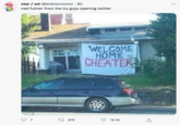 star / avi @lesbiannestor - 8h ned fulmer from the try guys opening twitter 7 1879 WELCOME HOME CHEATER 16.7K ...