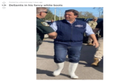 ↑ Posted by u/kevinhcraig 3 days ago 1.5k DeSantis in his fancy white boots 3 DERANTIS