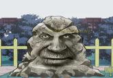 Oi, Angelo, i used The Hand to eliminate all space between the rock and the wise tree! Now you are one being, ain't that just crazy wacky? | /r/ShitPostCrusaders/ MENT 犬のフンを してくだ 杜王町 町長