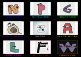 N LAWFUL GOOD LAWFUL NEUTRAL R LAWFUL EVIL PE NEUTRAL GOOD NEUTRAL NEUTRAL EVIL CHAOTIC GOOD me CHAOTIC NEUTRAL OD CHAOTIC EVIL