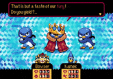 That is but a taste of our fury! Do you yield?.... LUIS Bowser ♡335 LINTO Kamek ♡ (116) 2190)