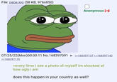 File: pepe.jpg (58 KB, 976x850) Anonymous [+ 07/25/22(Mon)00:00:11 No.168397091 >>168397137 >>168397142 >>168397170 >every time i see a photo of myself im shocked at how ugly i am does this happen in your country as well?