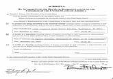To SUBPOENA BY AUTHORITY OF THE HOUSE OF REPRESENTATIVES OF THE CONGRESS OF THE UNITED STATES OF AMERICA Donald J. Trump, 45th President of the United States You are hereby commanded to be and appear before the Select Committee to Investigate the January 6th Attack on the United States Capitol of the House of Representatives of the United States at the place, date, and time specified below. to produce the things identified on the attached schedule touching matters of inquiry committed to said committee or subcommittee; and you are not to depart without leave of said committee or subcommittee.. Place of production: 1540A Longworth House Office Building, Washington, DC 20515 Time: 10:00 AM to testify at a deposition touching matters of inquiry committed to said committee or subcommittee; and you are not to depart without leave of said committee or subcommittee. Date: November 4, 2022 Place of testimony: US Capitol Building, Washington, DC 20515, or by videoconference Date: November 14, 2022 to testify at a hearing touching matters of inquiry committed to said committee or subcommittee; and you are not to depart without leave of said committee or subcommittee. Place of testimony: Date: To any authorized staff member or the United States Marshals Service Time: 10:00 AM Attest: 27 Aph Clerk to serve and make return. Witness my hand and the seal of the House of Representatives of the United States, at the city of Washington, D.C. this day of 20 21st Time: October 22 Chairman or Authorized Member