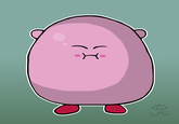 Ha ha, Kirby is fat now! So funny...

<a href="https://www.deviantart.com/liquidfrogstudios/art/Kirby-s-Dream-Buffet-923065116">DeviantArt Link</a>
