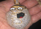 Peter Griffin Diamond Pendant