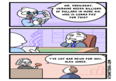 you MR. PRESIDENT, UKRAINE NEEDS BILLIONS OF DOLLARS IN MORE AID. WHO IS GONNA PAY FOR THIS? M Or Ol I'VE GOT BAD NEWS FOR YOU, ALEX JONES. 88 STONETOSS.COM