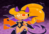 Based off Orange Cookies Demoness Costume and "a Costume Option from UnknownSpy's 2021 #dressuptober":https://twitter.com/inkhandprint/status/1442613819168133122?lang=en
