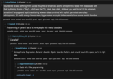 4 [-] LukyanTheGreat 42 points 1 day ago Sounds like he was suffering from suicidal thoughts or tendencies and his schizophrenia helped him disassociate with that by blaming it onto a "they" - which was the CIA, cabal, deep state, whatever you want to call it. His extremely sensational language and rapid transitioning between ideas combined with explicit paranoia is exemplary schizophrenia. It's really strange how so many bigger names on crypto twitter seem to have severe mental disorders. permalink source embed save save-RES parent report give award reply hide child comments 4 [-] SnarkyZK 15 points 1 day ago Programming in general has a lot more people with mental disorders. permalink source embed save save-RES parent report give award reply hide child comments [-] Euphoric_Kitchen_4002 points 1 day ago Like what? permalink source embed save save-RES parent report give award reply hide child comments [-] AcapellaFreakout 15 points 1 day ago Schizophrenia. Depression. Behavior disorder. Bipolar disorder. Autism. look around you in the space you're in right now. permalink source embed save save-RES parent report give award reply hide child comments [-] soggycheesestickjoos 8 points 1 day ago so that's why i like programming permalink source embed save save-RES parent report give award reply hide child comments continue this thread
