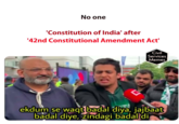 No one 'Constitution of India' after '42nd Constitutional Amendment Act' Civil Services Memes ekdum se waqt badal diya, jajbaat badal diye, zindagi badal di
