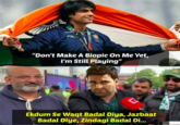 "Don't Make A Biopic On Me Yet, I'm Still Playing" Ekdum Se Waqt Badal Diya, Jazbaat Badal Diye, Zindagi Badal Di...