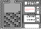 100 #00 Source: youtube.com user "ukariko", youtube.com/watch?v=naYojoiflTk SCORE 621900 Dr. Mario should normally appear inside this window, but doesn't LEVEL VIRUS HH I 28 00