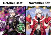 October 31st November 1st