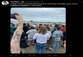drewbert. @drewskywalkr.2h a large crowd of people gathering and watching a stranger eat a whole rotisserie chicken ? i love philly. SAN 13 163 1,554 ←] :