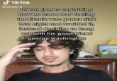 Tik Tok @jibraan.2 lebron james explaining how he had a bad feeling the titanic was gonna sink that night and avoided it, instead deciding to hang out with his good friend george washington ¿S CHILOTA