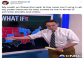 Joanna Robinson @jowrotethis My crush on Steve Kornacki is the most confusing in all my years because he only comes to me in times of extreme anxiety and crisis. WHAT IF ୪ ଟ CNBC