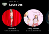 SIMILAR TO Laura Les 100 Gecs 136K subscribers Emily Rose Emily Montes 2.72K subscribers