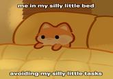 me in my silly little bed @ROSE DOODLES avoiding my silly little tasks