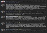 Elon Musk @elonmusk 27 ♡ 2 @EricFrohnhoefer Twitter is super slow on Android. What have you done to fix that? Eric Frohnhoefer @ @EricFrohnhoefer @elonmusk We have done a bunch of work to improve performance and we found that it correlates well with increasing UAM and Ad spend. Agree, there is plenty of room for performance improvements on Android. However, I don't think the number of requests is the primary issue. 9h Eric Frohnhoefer @ @EricFrohnhoefer 9h @elonmusk For a cold start of the app there are ~20 requests to load home timeline. Most of the requests are non-blocking and happen in the background. This includes things like images, user settings, hashflags, etc. Eric Frohnhoefer @ @EricFrohnhoefer 9h @elonmusk I think there are three reasons the app is slow. First it's bloated with features that get little usage. Second, we have accumulated years of tech debt as we have traded velocity and features over perf. Third, we spend a lot of time waiting for network responses. Eric Frohnhoefer @ @EricFrohnhoefer @elonmusk One performance focused holdback (go/ddg/7601) showed a causal increase of 40M UAM. For reference Mixed Media only showed +10M UAM. If we want to improve things we need to make tradeoffs that favor performance over new feature work. Eric Frohnhoefer @EricFrohnhoefer @elonmusk Frankly we should probably prioritize some big rewrites to combat 10+ years of tech debt and make a call on deleting features aggressively. 9h 9h