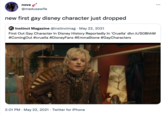 nova @medusawife new first gay disney character just dropped Instinct Magazine @instinctmag. May 22, 2021 First Out Gay Character In Disney History Reportedly In 'Cruella' dlvr.it/SOBhhW #ComingOut #cruella #DisneyFans #EmmaStone #GayCharacters 2:01 PM - May 22, 2021. Twitter for iPhone ***