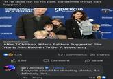 "If he does not do his part, sometimes things can happen." NAMPUNG INTERNATIONAL FILM FESTIVAL SILVERCUP HAMPTONS INTERNATIONAL FILM FESTIVAL SILVERCUP 16 1.2K SILVERCIID STUDIO! Like SILVERCUP STUDIOS buzzfeed.com After 7 Children, Hilaria Baldwin Suggested She Wants Alec Baldwin To Get A Vasectomy Comment HAMPTONS i Gary Johnson • Follow If anyone should be shooting blanks, it's definitely him... Like Reply SILVERCUP 188 TIONAL VAL HAMPTONS INTERNATIONAL FILM FESTIVAL 521 comments 26 shares ULVERCUP STUDIOS Share
