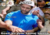 @ctfu_radhe Jurm Dosti ko pyar samaj baitha